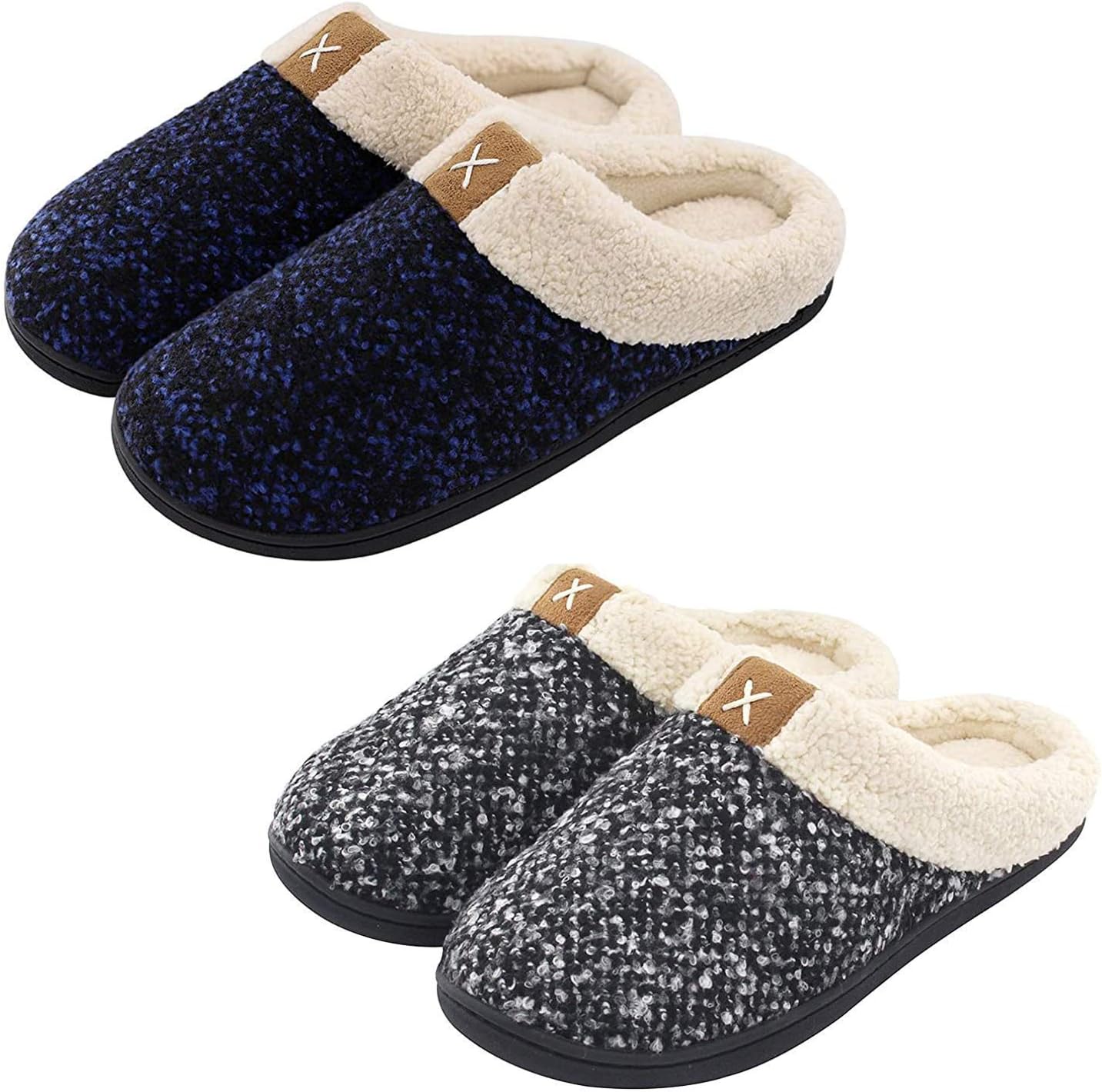 ULTRAIDEAS Couple Matching Slippers - Cozy Memory Foam