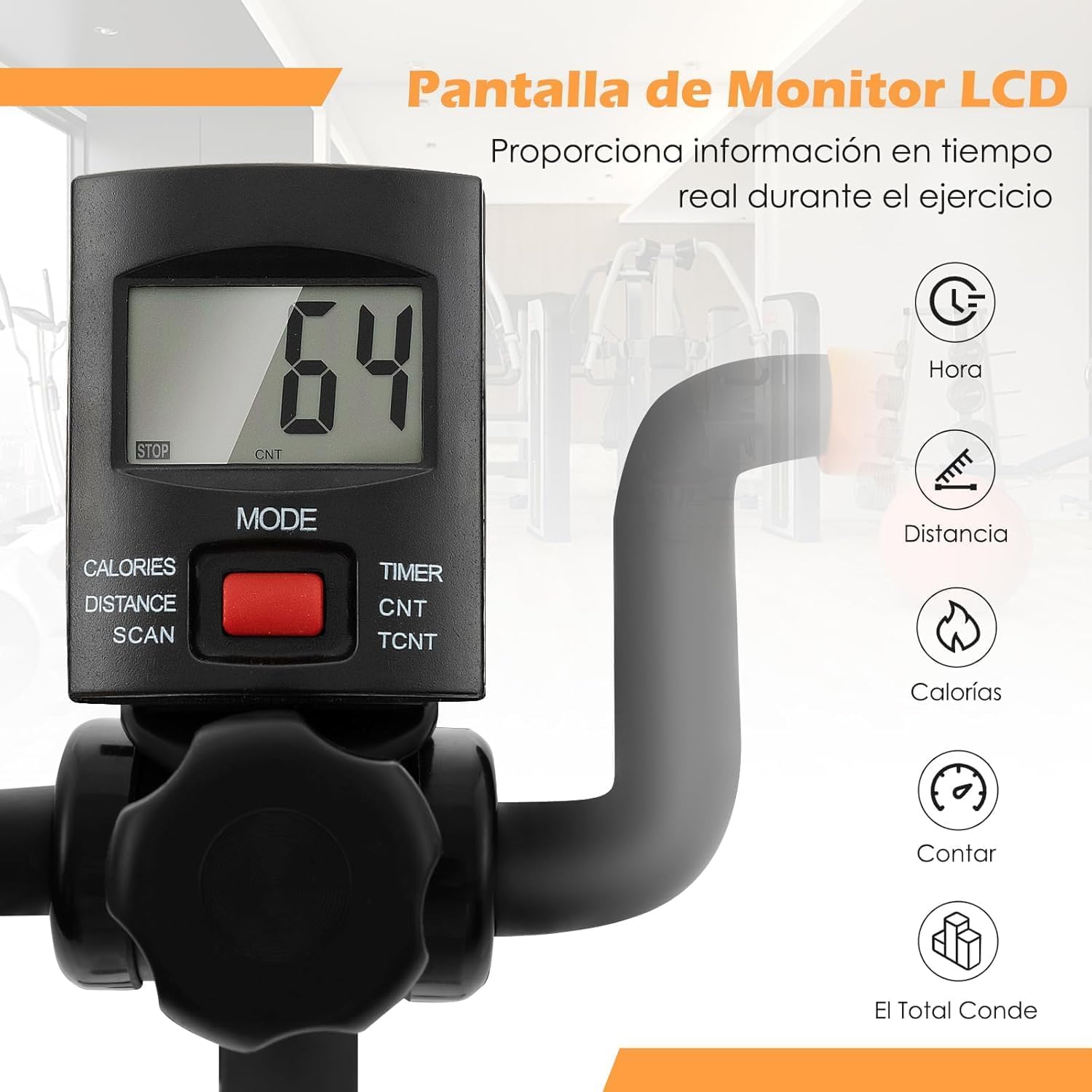 GYMAX Pedales Estaticos, Pedales Estaticos Personas Mayores de Brazos y Piernas, Pedaleador para Ancianos con Pantalla LCD, Resistencia Altura Ajustable, Ejercicio, Rehabilitación para Personas Mayore
