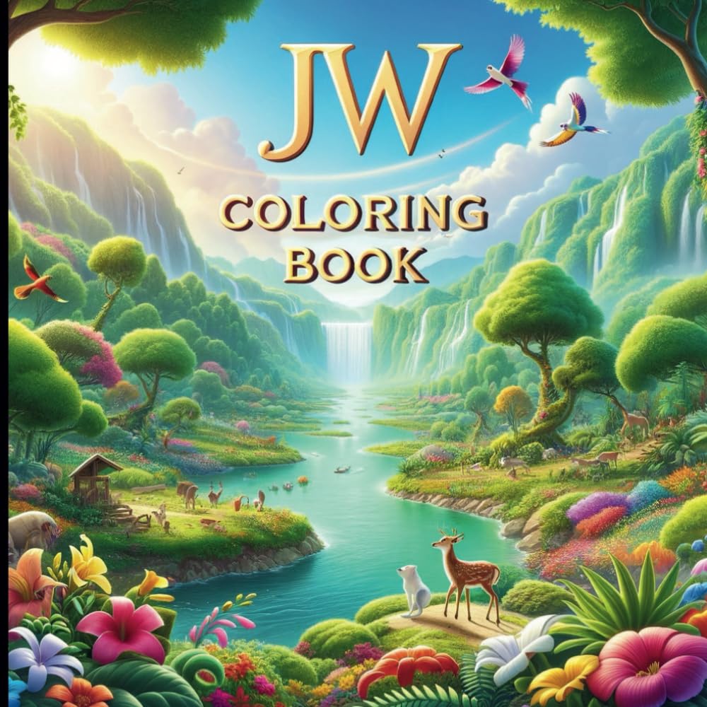 JW Coloring Book for All; Coloring Fun for Jehovah Witnesses: Exploring Faith, Nature, and Bible Stories Through Art