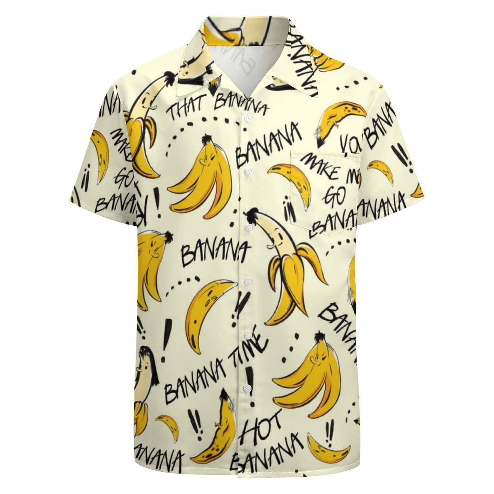 GADZILLEHawaiian Shirt for Men Casual Button Down Shirt Short Sleeve Aloha Beach Shirt Party Shirt