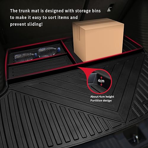 Miniatura 5 de Alfombrillas personalizadas para Hyundai Tucson 2022, 2023, 2024 2025, juego completo de alfombrillas de protección de goma TPE para todo tipo de