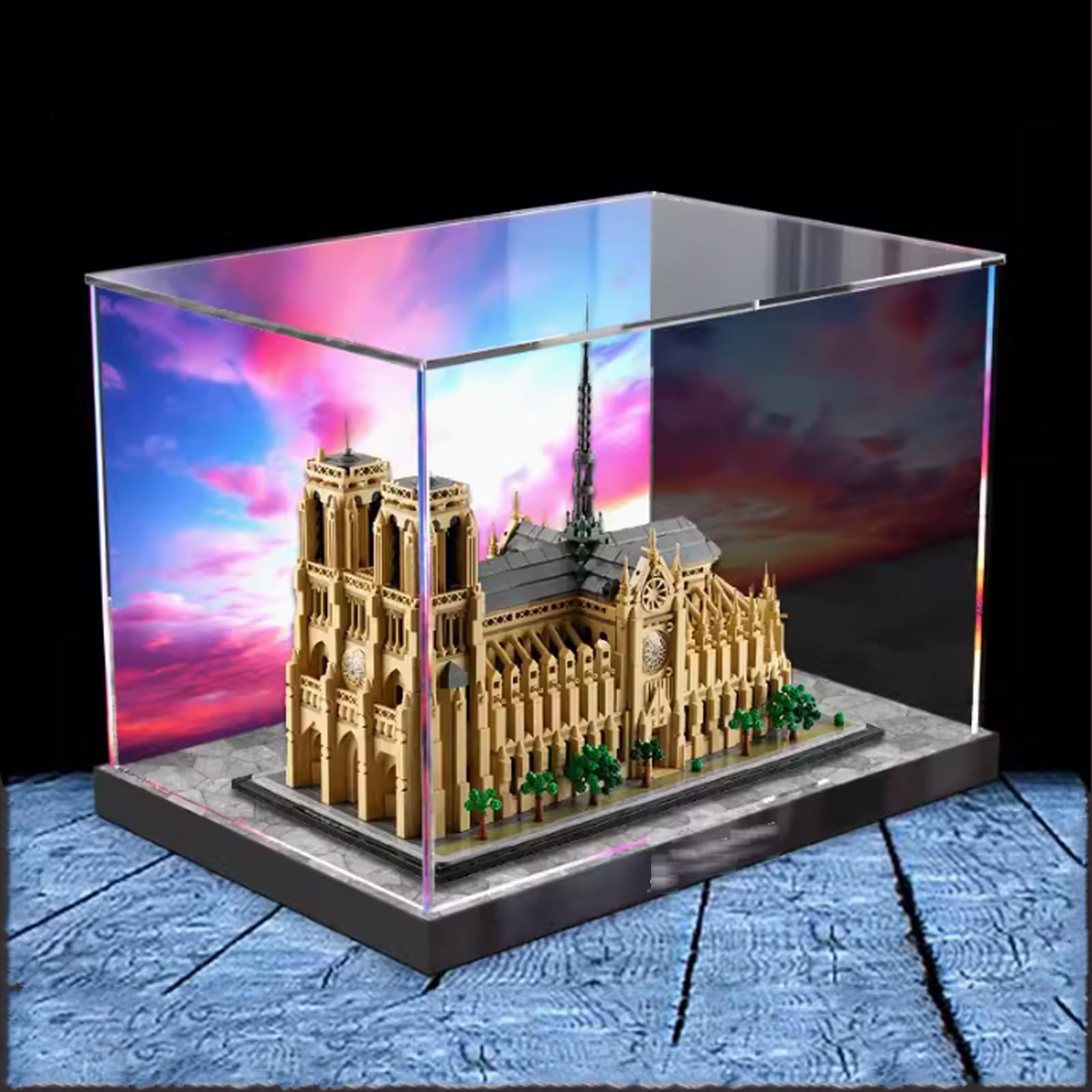 Vitrine En Acrylique Pour Le-go 21061 – Pour Modèle Notre