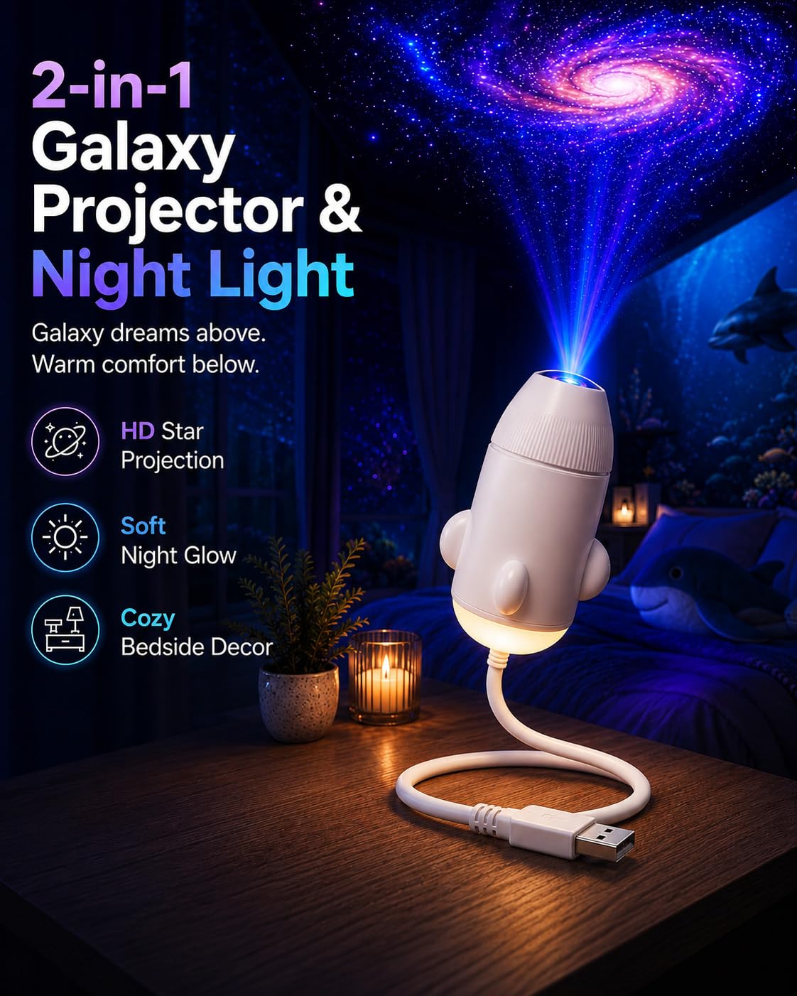 Amazon.co.jp: プラネタリウムプロジェクター Pro 2025、Galaxy