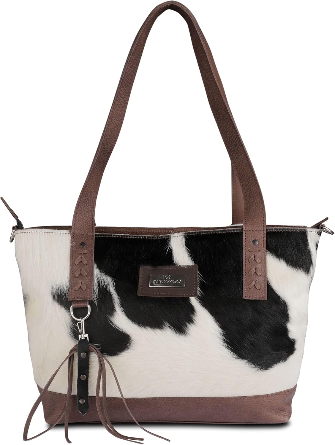 Cowhide Purse for Women - Western Tote Bag Extra Large - Premium Cow Hide Crossbody Purse, Genuine Leather