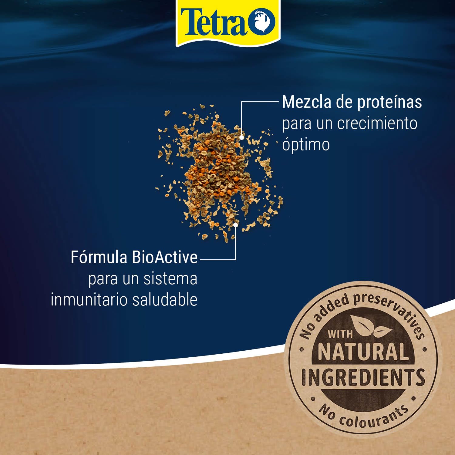 TetraMin Granules - alimento en forma de gránulos para todos los peces ornamentales , mezcla equilibrada para peces sanos y agua clara, lata de 500 ml