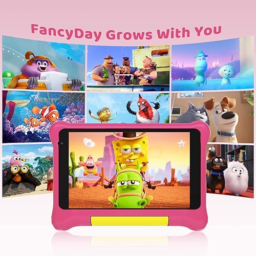 Miniatura 6 de FancyDay Tablet para niños, tableta de 7 pulgadas para niños con control parental, Kidoz instalado, 2 GB de RAM + 32 GB de ROM, Android 10, cámara