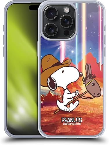 Miniatura 8 de Head Case Designs Officially Licensed Peanuts Nebula Balloon Woodstock Snoopy Space Cowboy Soft Gel Case Compatible with Apple iPhone 15 Pro