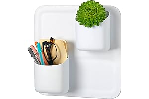 Honey Can Do 3-Piece Stacking Organizers (PER002 White)