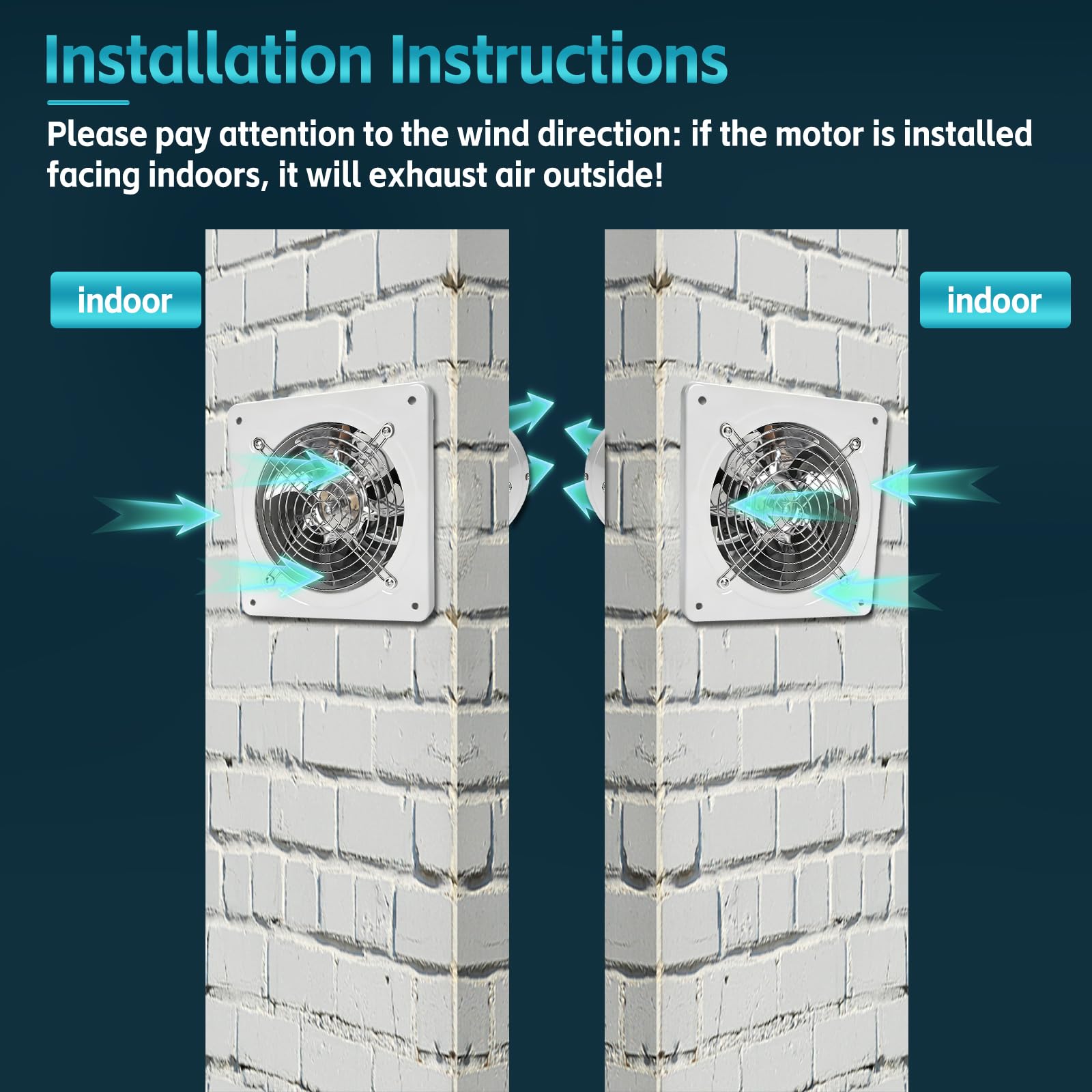 Ventilador extractor de 150 mm, 600 m³/h, silencioso, con interruptor, enchufe, válvula antirretorno, 40 W, ventilador de pared industrial, calidad de aire mejorada, para baño, cocina y garaje