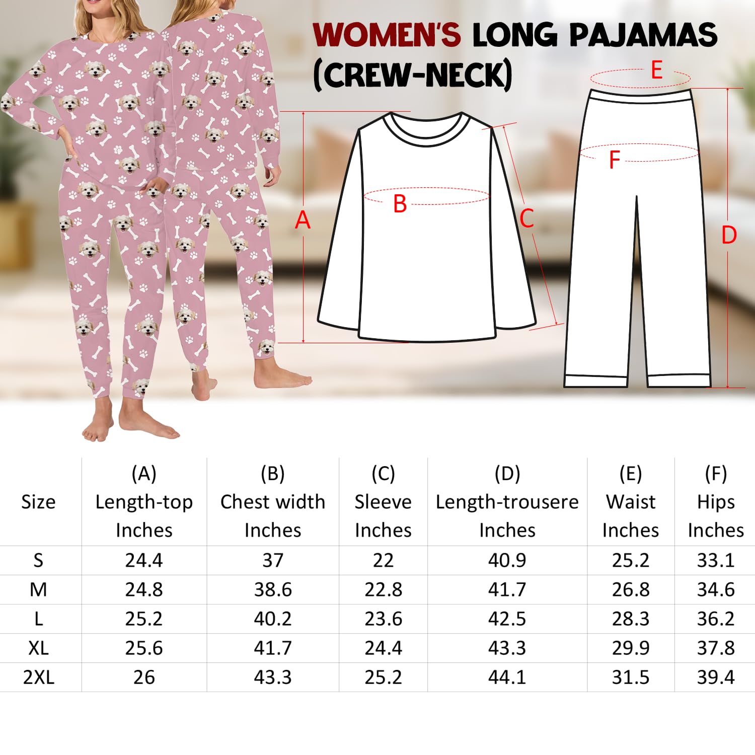 Pyjamas Personnalisés avec Imprimés de Visages, Pyjamas Personnalisés avec Photo, Ensemble Personnalisé avec Imprimés de Chiens et Chats, Tenue de Famille Amusante assortie, Anniversaire Unique pour
