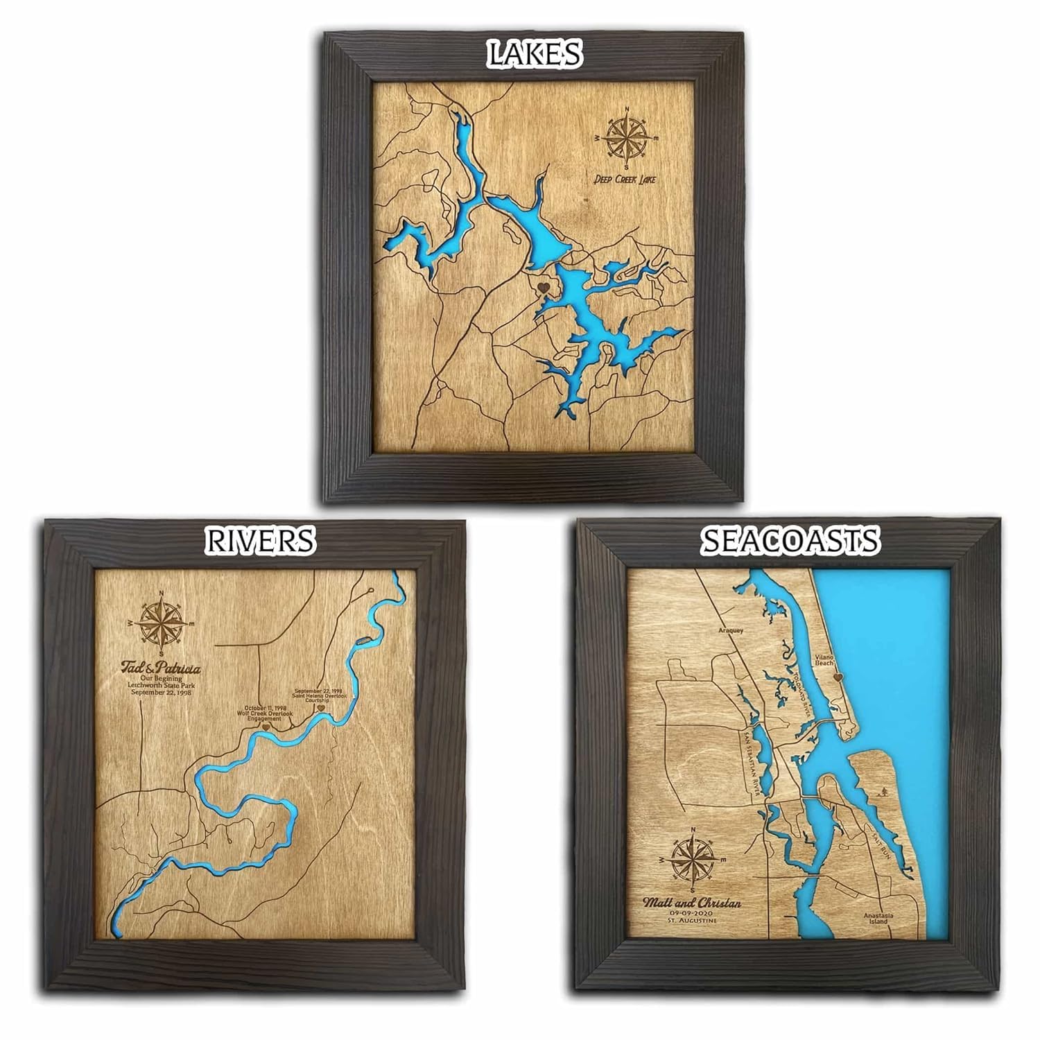 Personalized Gifts Wood Map Wall Art Custom Lake Map Custom Map Gift Lake Gift Lake House Decor 5th Anniversary Gifts Wood Anniversary Gift Fifth Anniversary Gifts 5 Year Anniversary Gift Wife Gifts