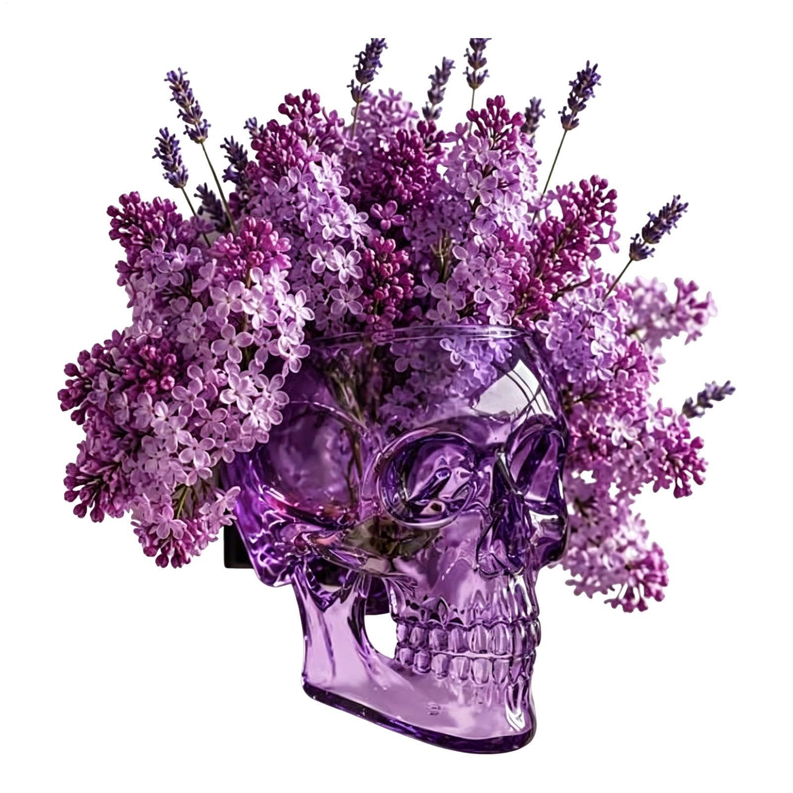 Pot de fleurs tête de mort mural pour optimiser votre espace salon