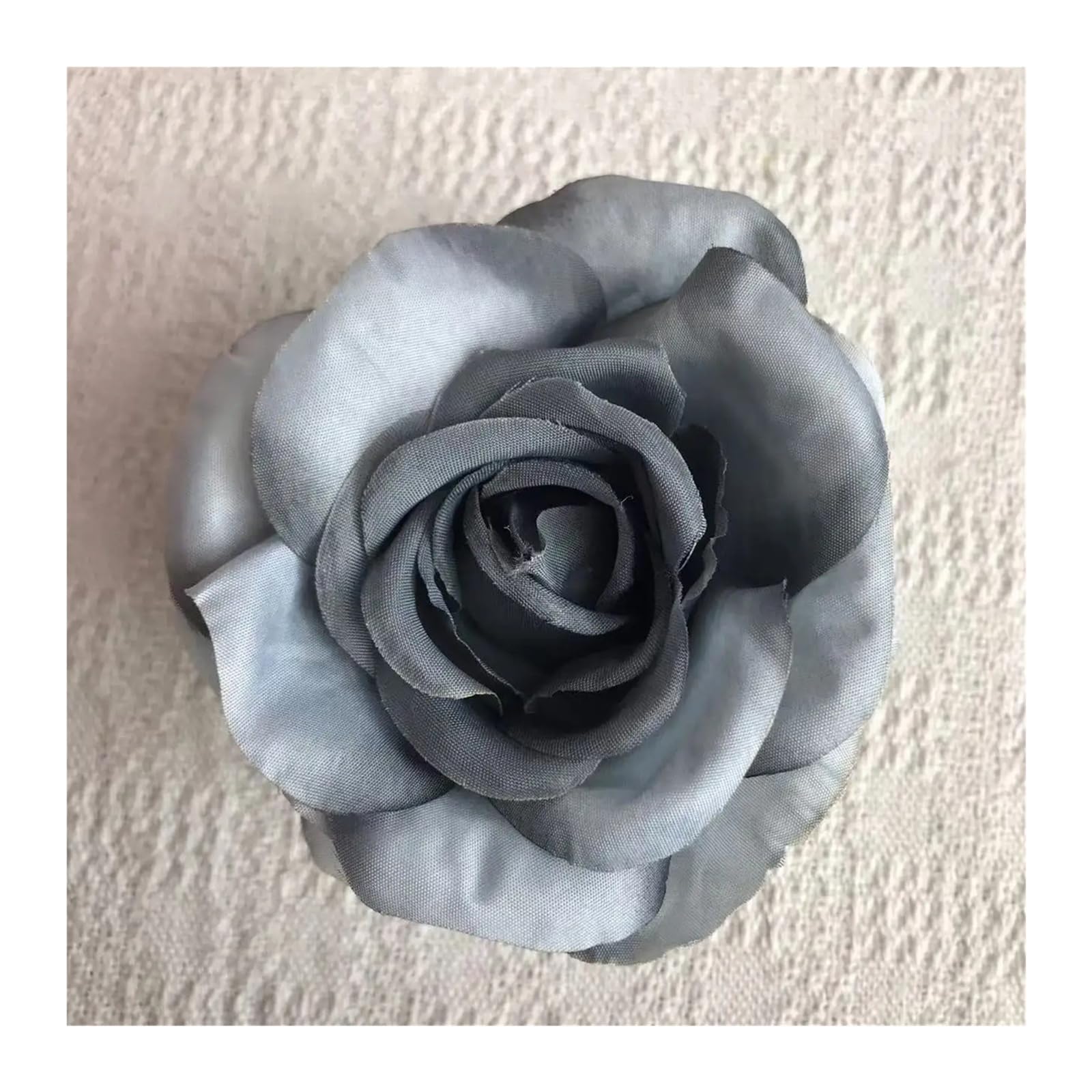 CVEVSFG Simulation Rose Flower Head 11cm DIY Handmade Handicrafts Garland Decoration Hairpin Drama Headdress Fake(12 color)