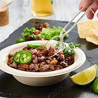 Vista 3 de GUSTO [Paquete de 100] Cucharas de plástico transparentes desechables resistentes - Cubiertos de plástico, cubiertos básicos para fiestas, eventos