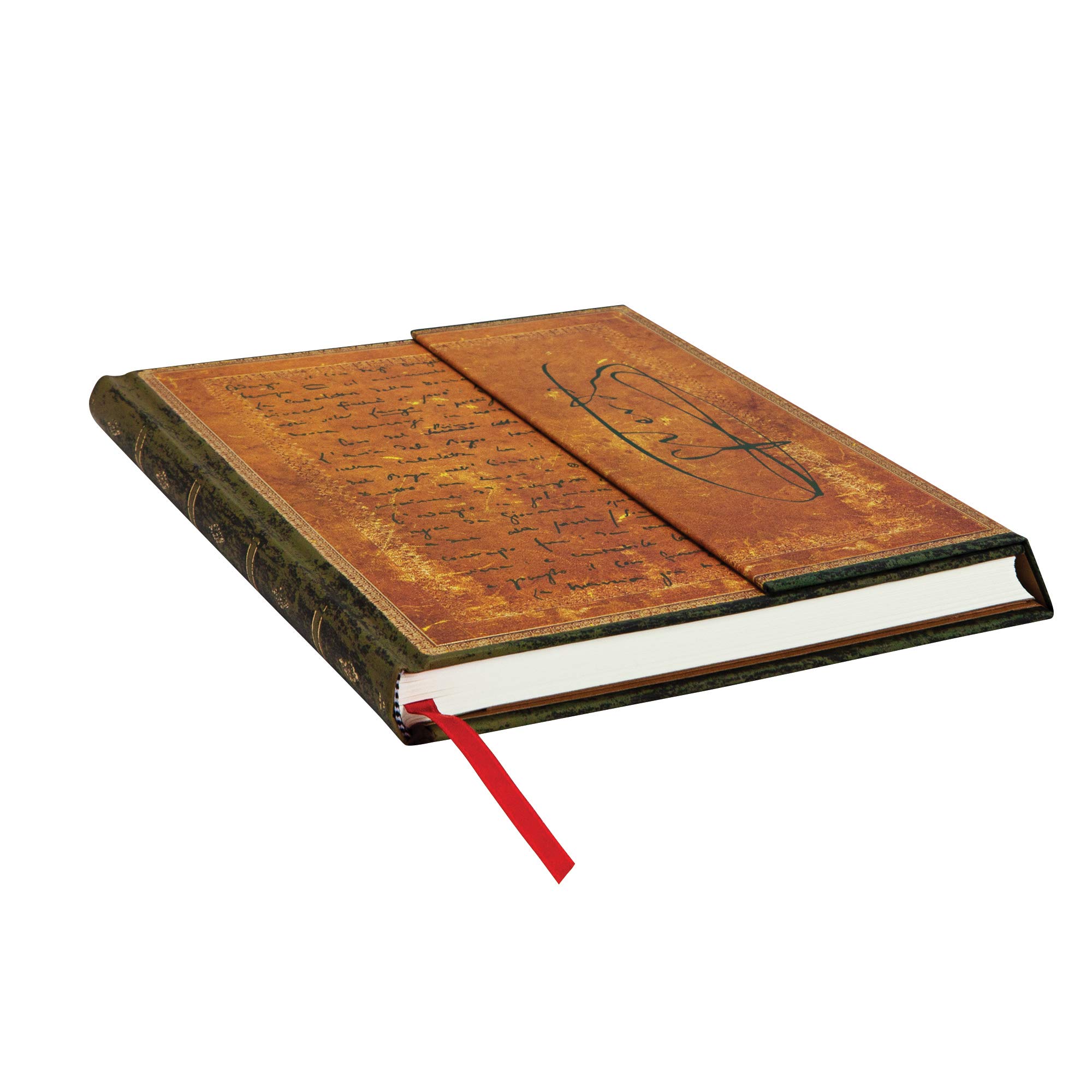 Paperblanks Diari a Copertina Rigida Verdi, Carteggio | Righe | Ultra (180 × 230 mm)