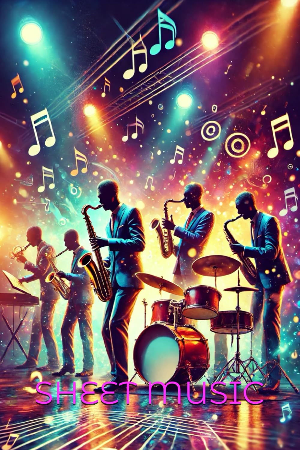 Journal de musique personnalisé en papier premium pour songwriting