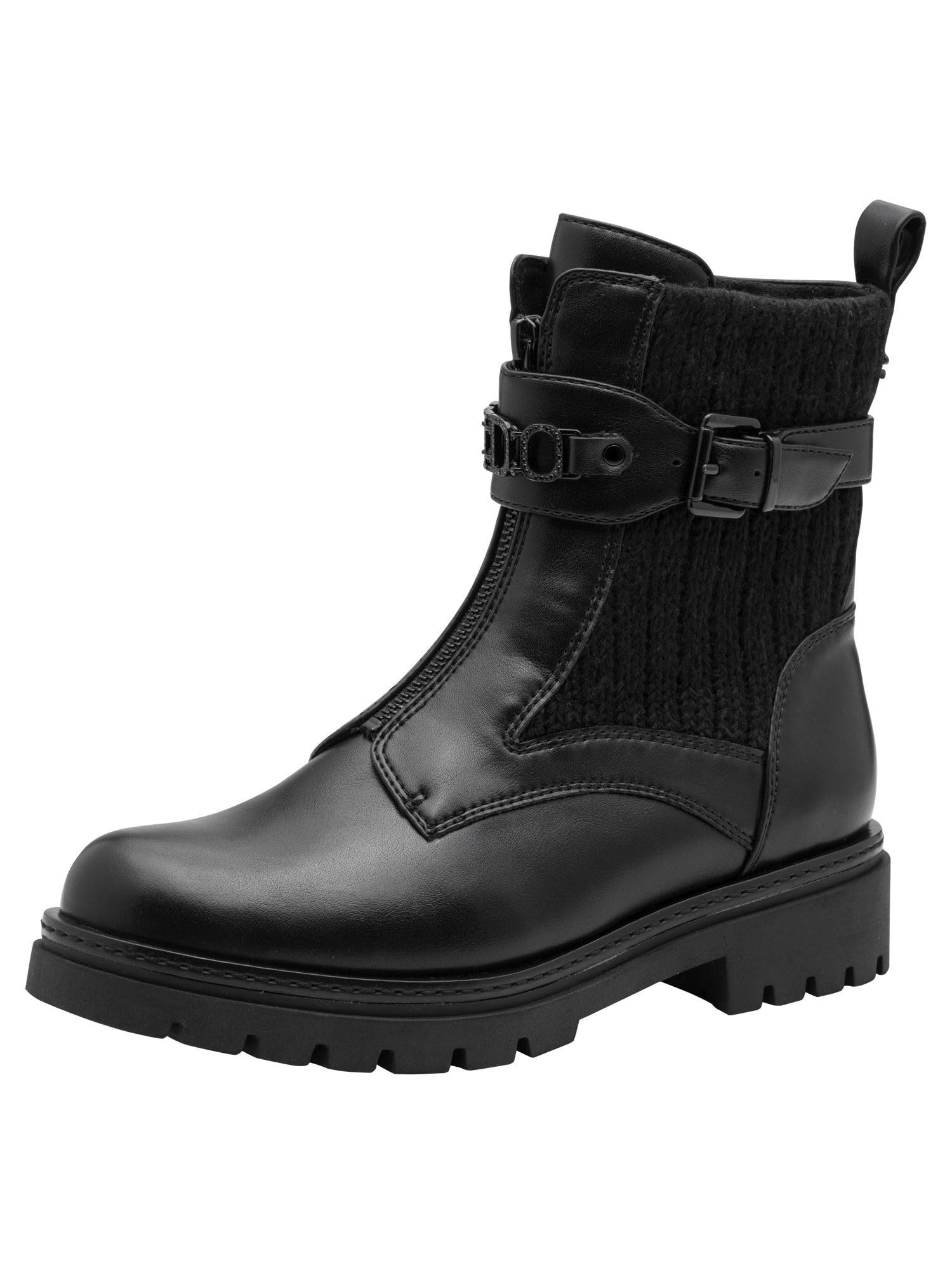 Marco Tozzi Women's Guido Maria Kretschmer Mode-Stiefel 2-86401-45 Fashion Boot, Black (Black Comb), 4 UK