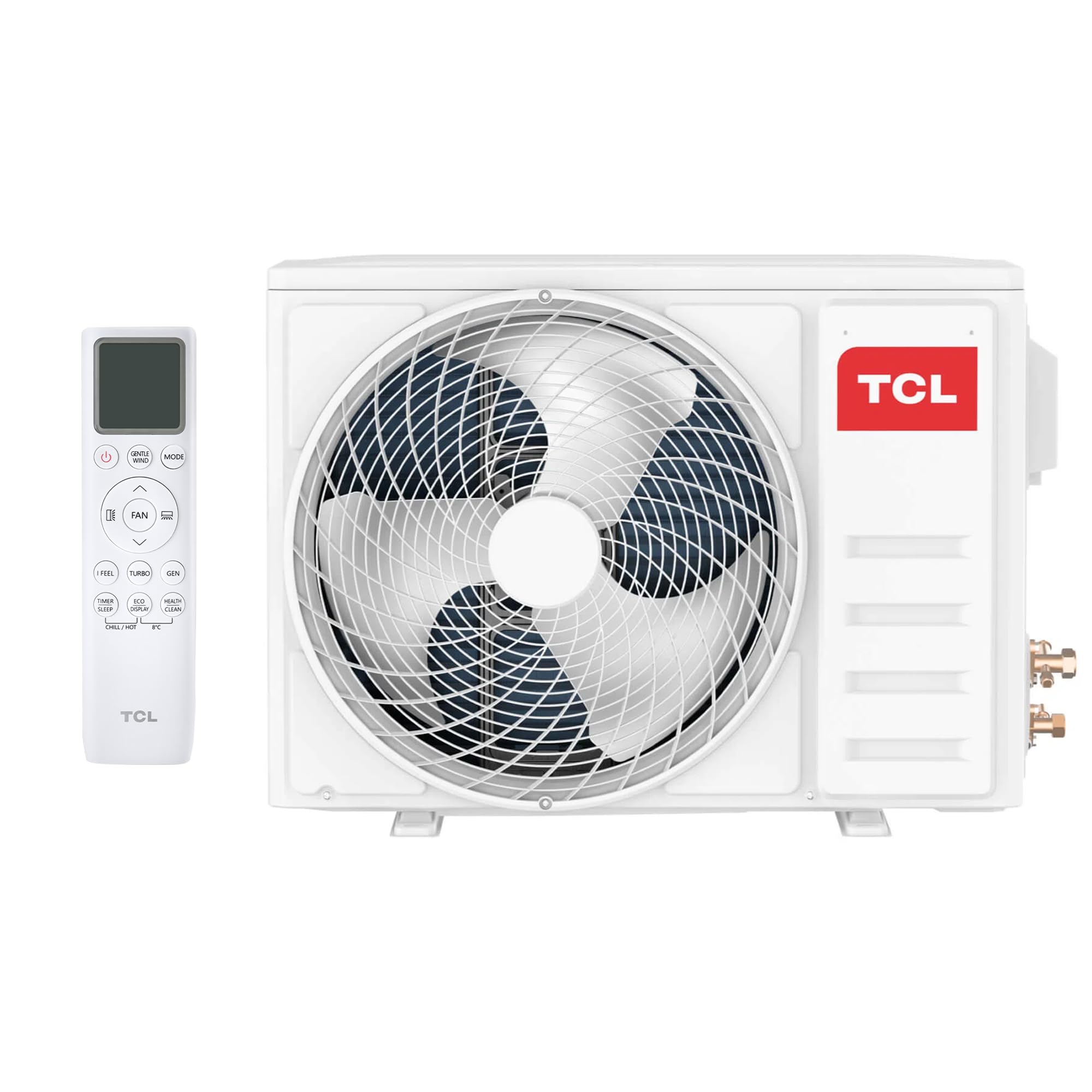 TCL Aire acondicionado Split FreshIN 12000 BTU con filtro QuadruPuri y flujo de aire de 360°, sistema de filtrado y autolimpieza, WIFI, aplicación y control