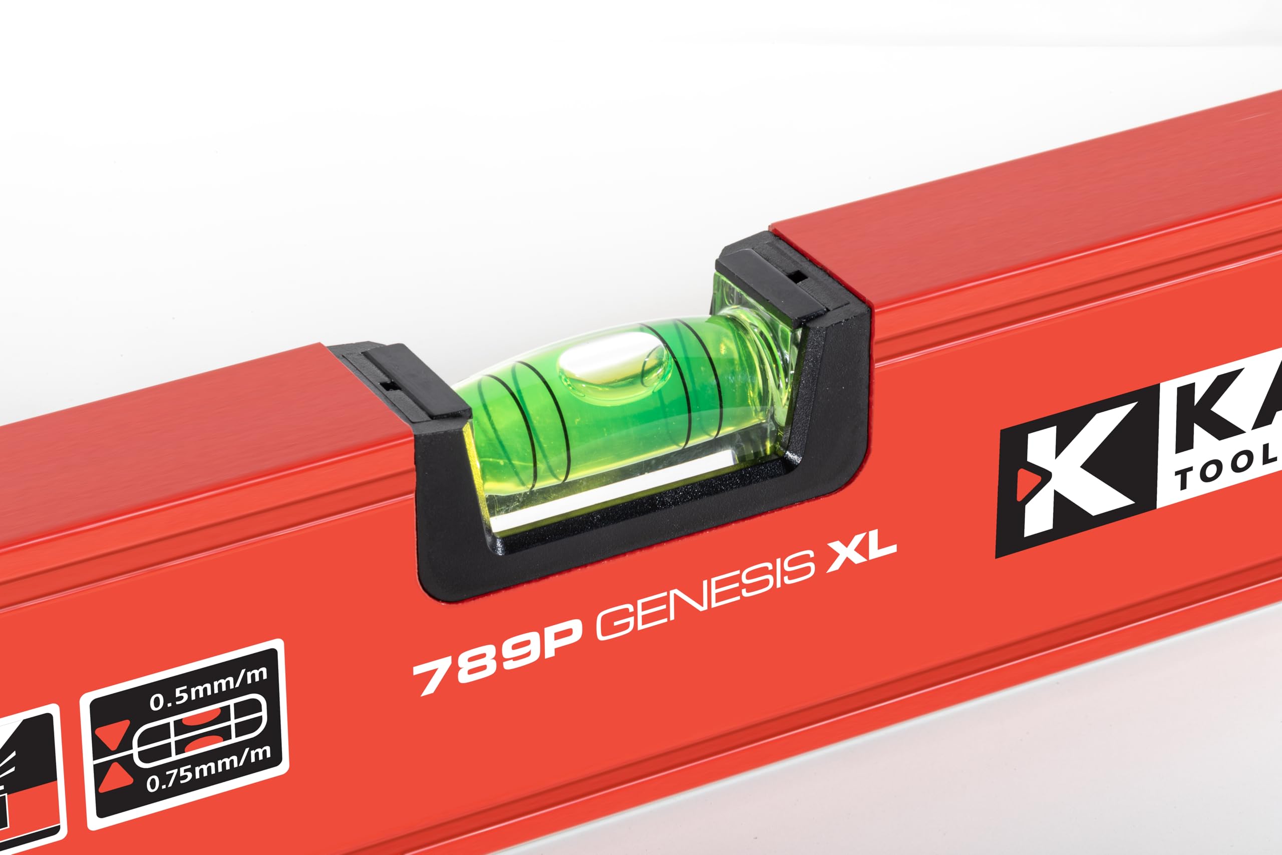 Kapro Genesis Box Niveau avec Plumb Site, 24" Length, Red, 1