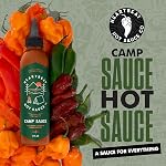 Heartbeat Hot Sauce Camp Sauce 2-Pack, 177 mL x2, 5/10 Chauffe-eau, Bonnet Scotch fumé Sauce Pour le petit déjeuner Sandwiches, Hot Chiens et Bbq
