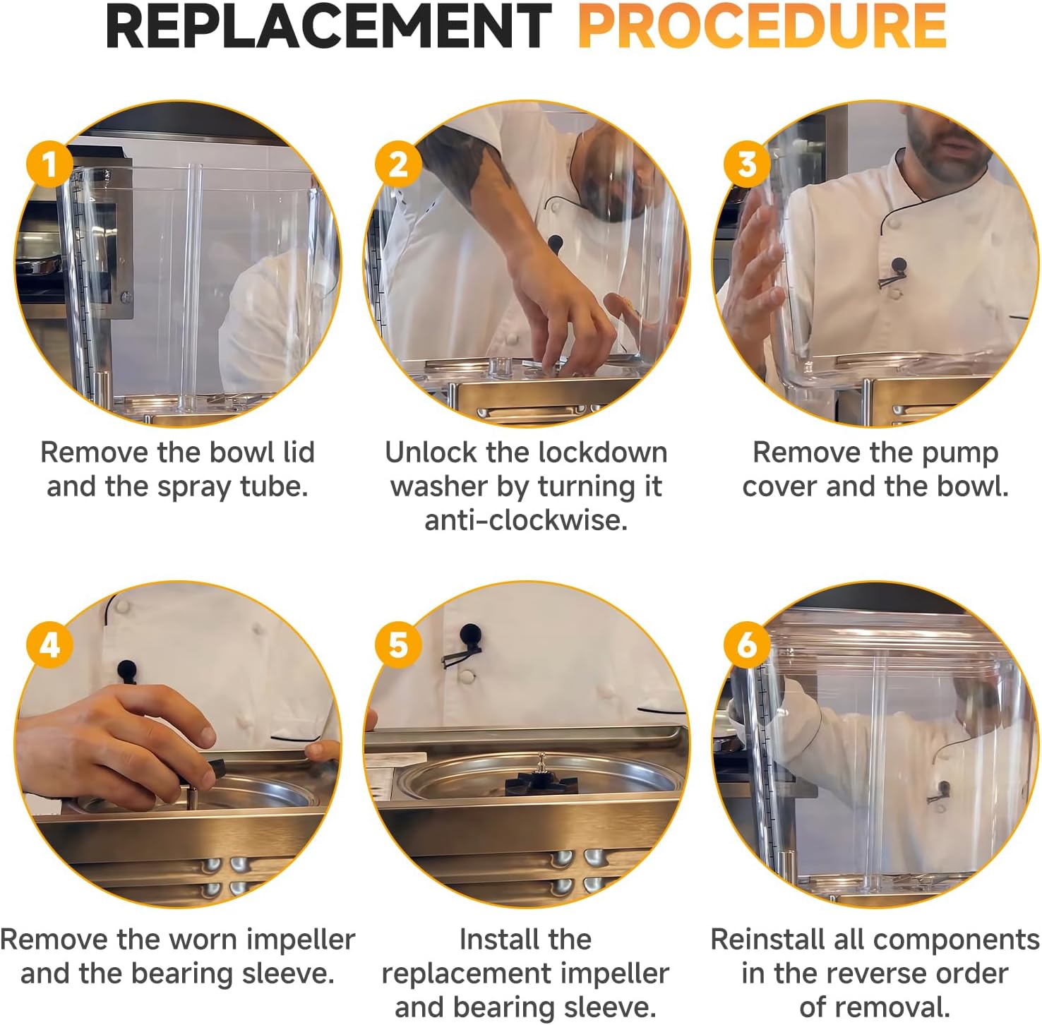 (3 Pack) 3587 Standard Magnetic Impeller & 3220 Bearing Sleeve Kit – Replacement Parts for Beverage Dispensers, Compatible with Grindmaster Crathco, Fits D15 D155 D25 D255 D35 D355