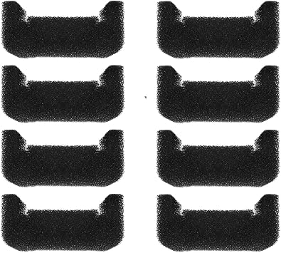 8/12 Pack Foam Filters for Cat Water Fountain, Cirfifth Sponge Cat Fountain Filters, Pet Fountain Filter Replacement 8 Pack