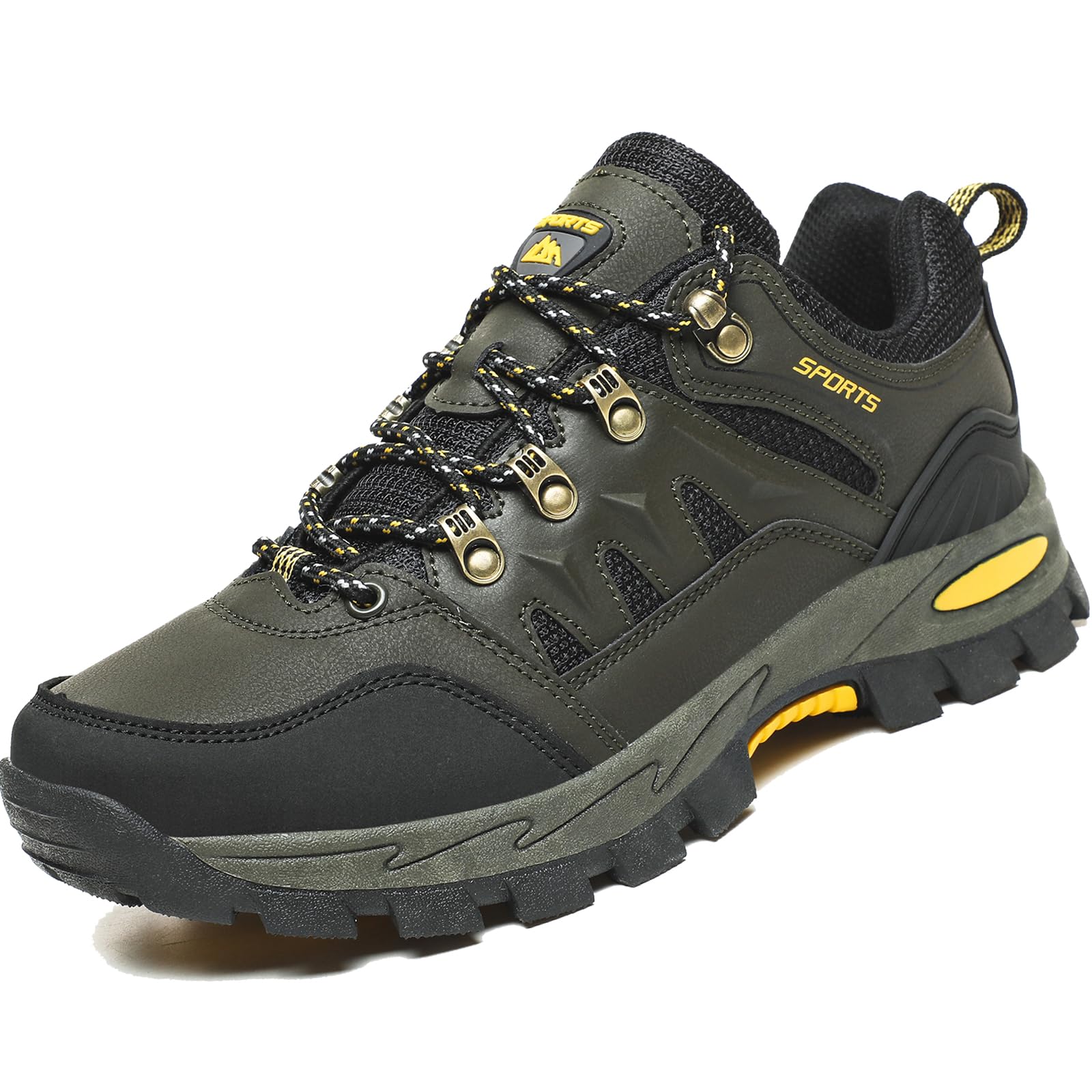 VTASQ Scarpe da Trekking Uomo Scarpe Montagna Antiscivolo Scarpe Escursionismo Ammortizzate Traspiranti Uomo Scarpe Ginnastica Camminata Stringate
