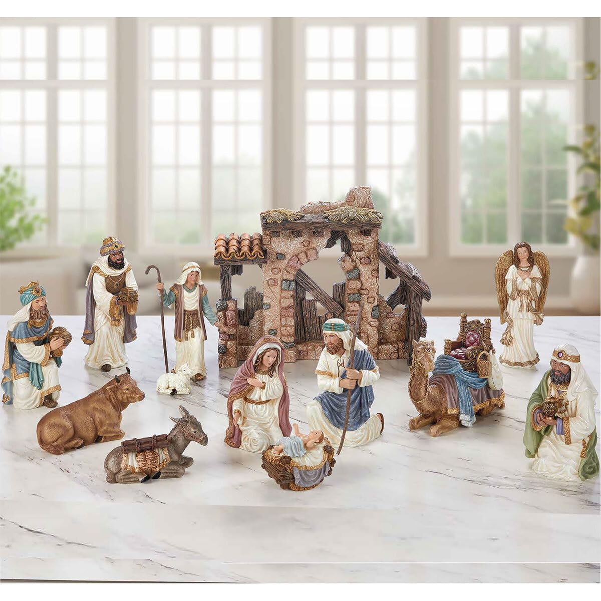 【未使用】KIRKLAND ナティビティセット 19ピース 【キリストの降誕】 Vintage Nativity Set by Kirkland - Etsy