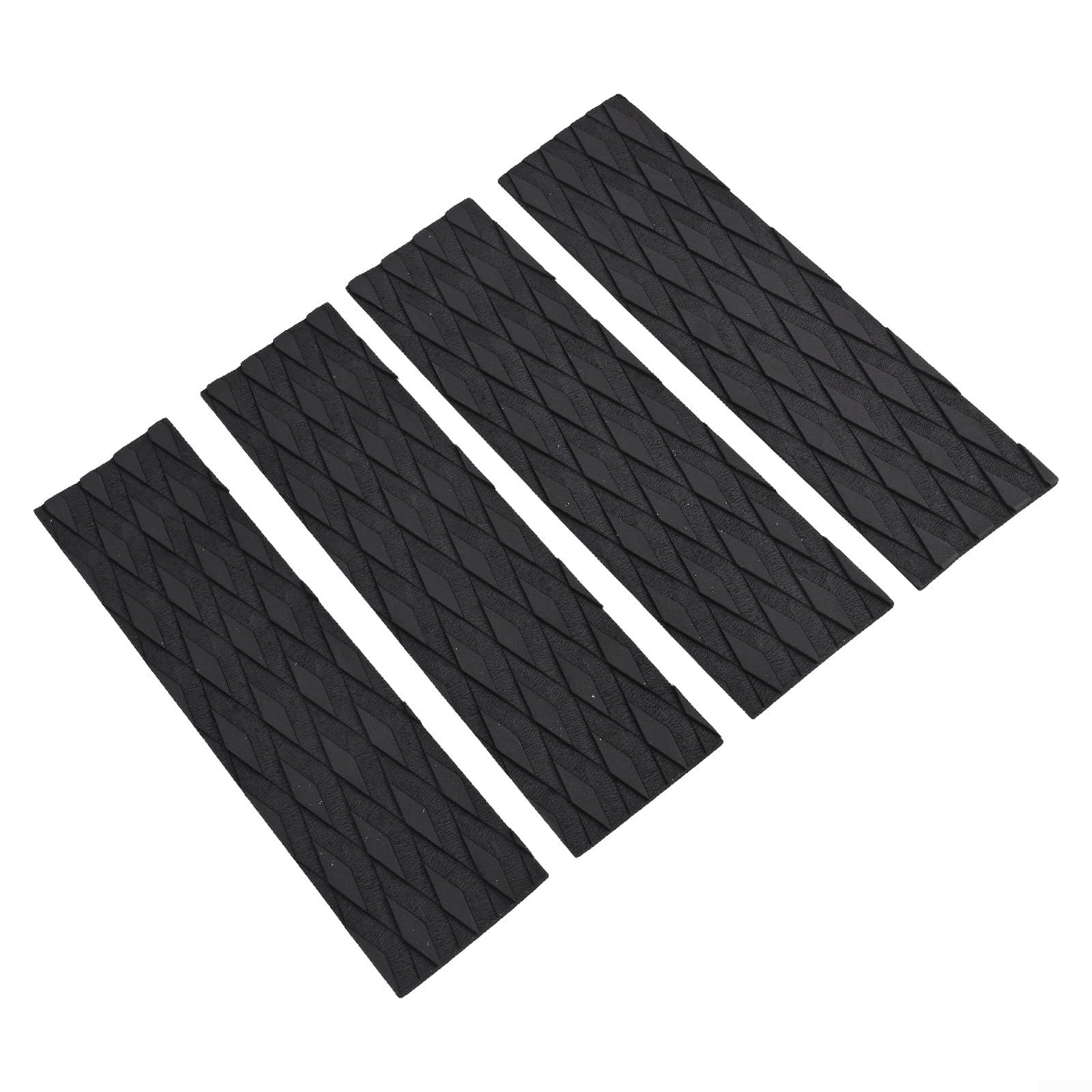 Almohadillas de tracción EVA antideslizante para tabla de surf 11.8 x 3.1 pulgadas Negro