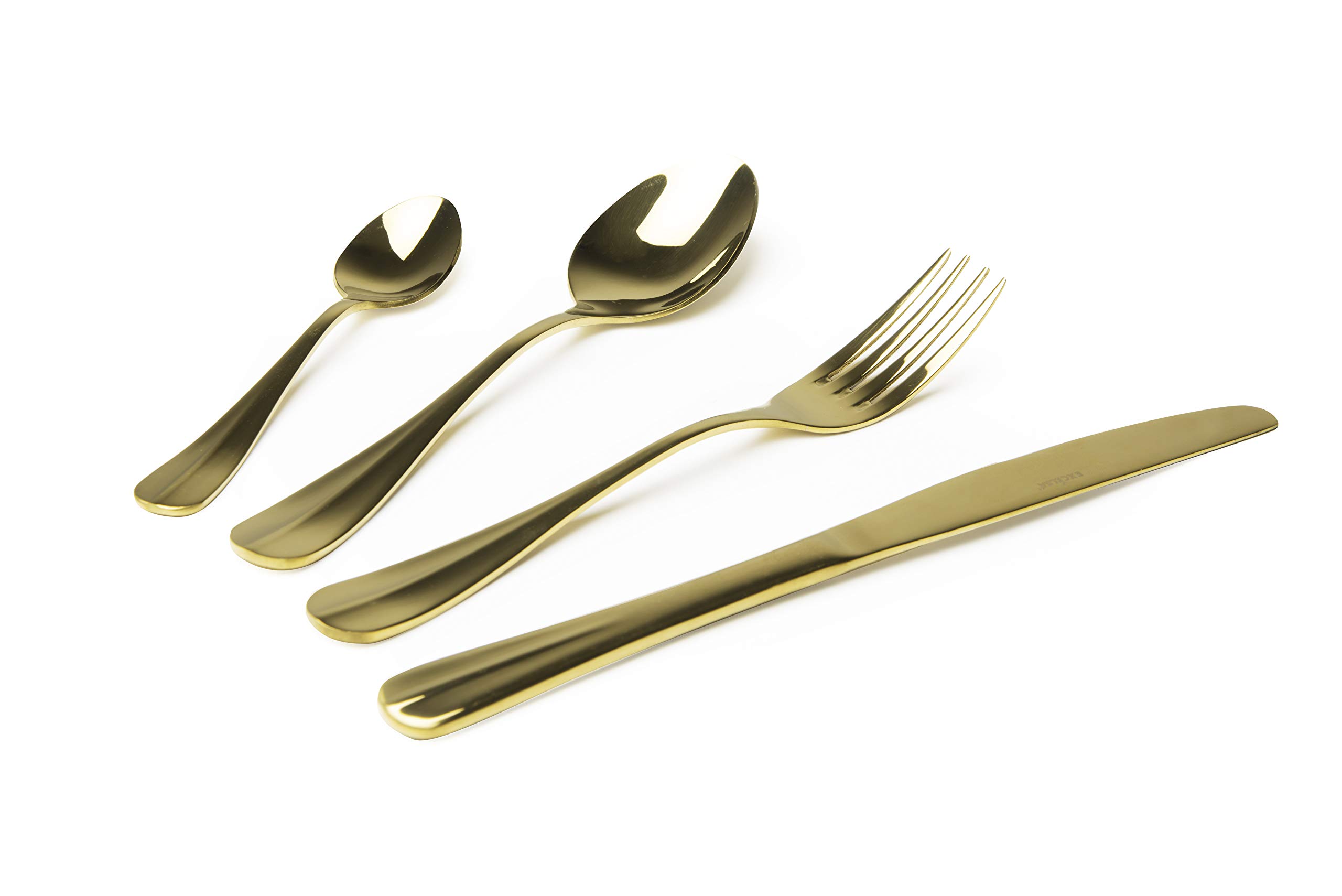 SERV.24 CUBIERTOS GOLD