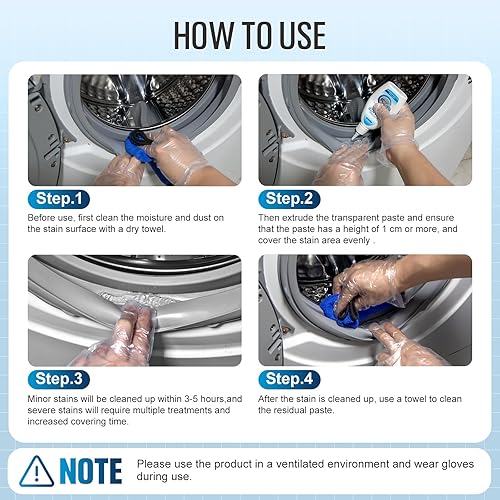 Miniatura 3 de Gel limpiador para el hogar, limpiador para lavadora, tiras de refrigerador, ducha doméstica, fregaderos de cocina, paredes, azulejos, baños, 10