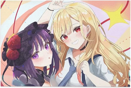 My Dress-Up Darling Anime Kitagawa Marin Anime Sexy Girl Canvas Poster Bedroom Decor Office Room Decor Gift, Wall Art Decor Printing Paintings Living Room Bar Modern Decorative Poster 16x24inch40x60c