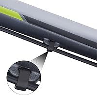 Vista 2 de 100 piezas de clips en C para bicicleta, abrazaderas de guía de manguera, cables de cambio de freno con caja de plástico para bicicleta MTB