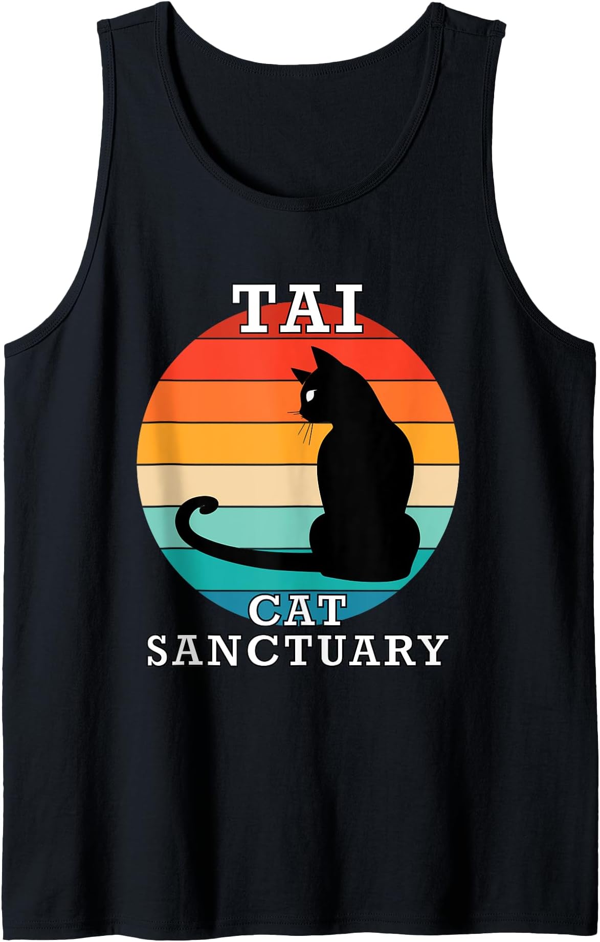 Tai Cat Sanctuary Group Family Reunion Name Tank Top