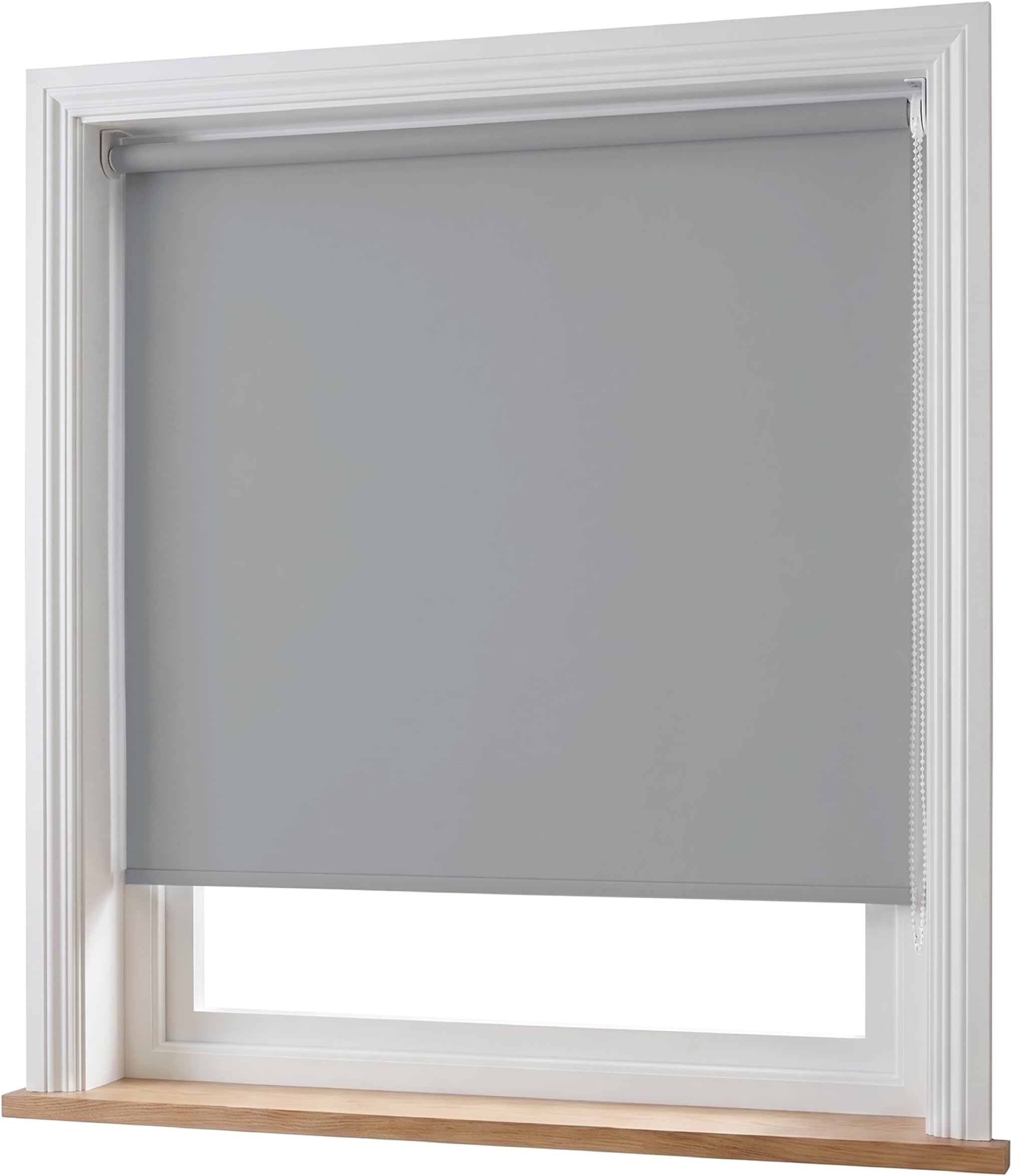 Home In Style 4U Roller Blinds Light Grey (120cm Wide x 210cm Long)