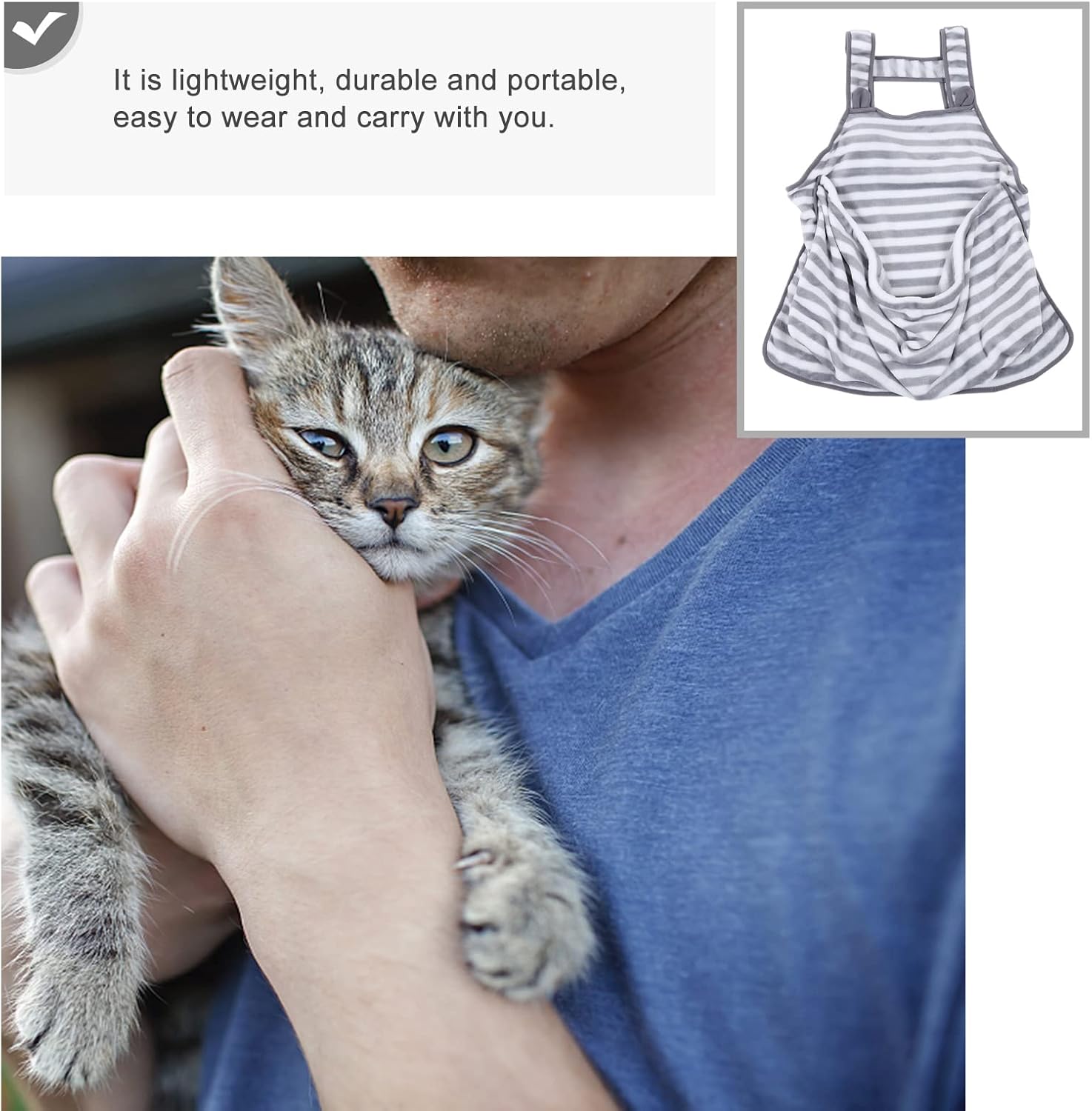 Hemobllo Pet Hugging Apron Carrier Pocket Pouch for Cats and Animals Soft Coral Fleece Holding Bag for Indoor and Outdoor Use Comfortable and Lightweight
