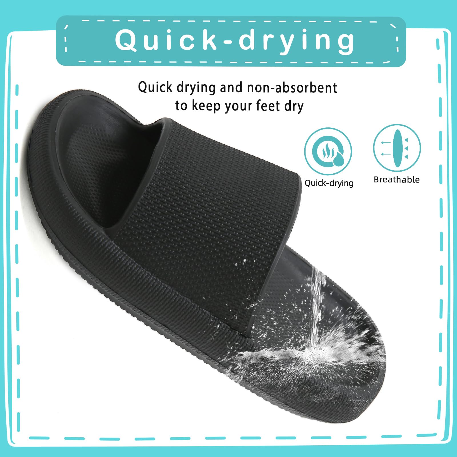 Zapatillas de Piscina para Niños, Chanclas Antideslizantes de Baño