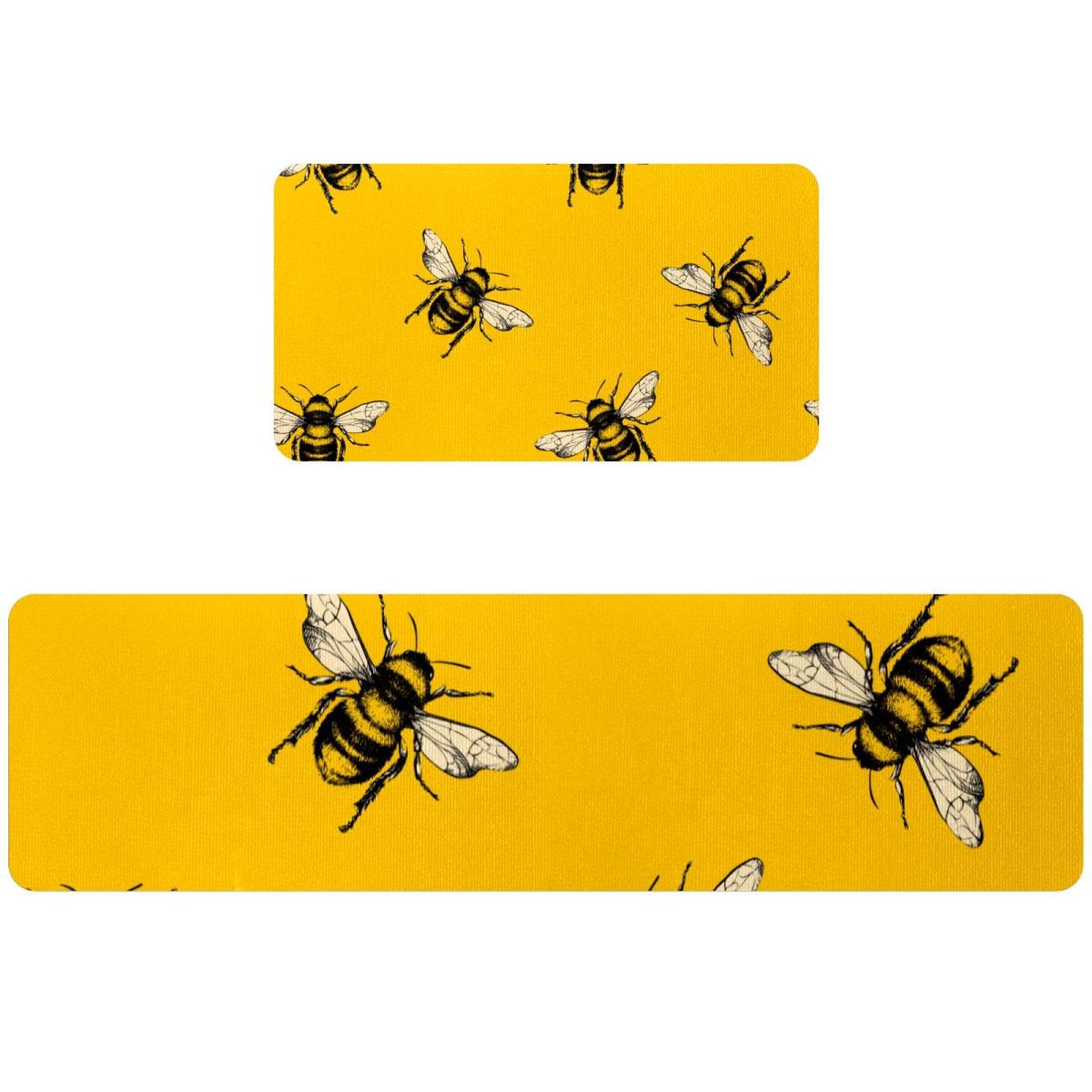 Alfombra antideslizante para cocina VAPOKF soluciona suelos resbaladizos con diseño de abeja