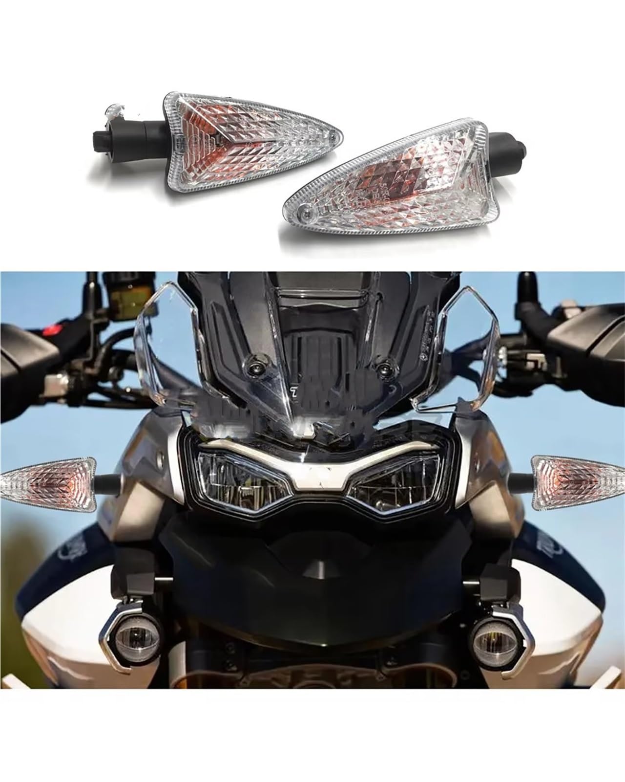 intermitentes moto homologados Para Daytona 675/R 2009-2018 Señal Giro Motocicleta intermitentes moto