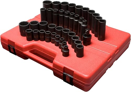 Sunex 2699 - Juego de llaves de impacto maestras métricas de 12 puntos de 12 pulgada, 39 piezas disponible en Yaxa Colombia