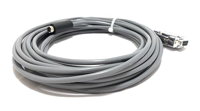150' EVI Control Cable VISCA RS232 Cable for Sony EVI/BRC/SRG Series Cameras (8 Pin Mini Din to 9 Pin D-Sub Serial Computer Connector)