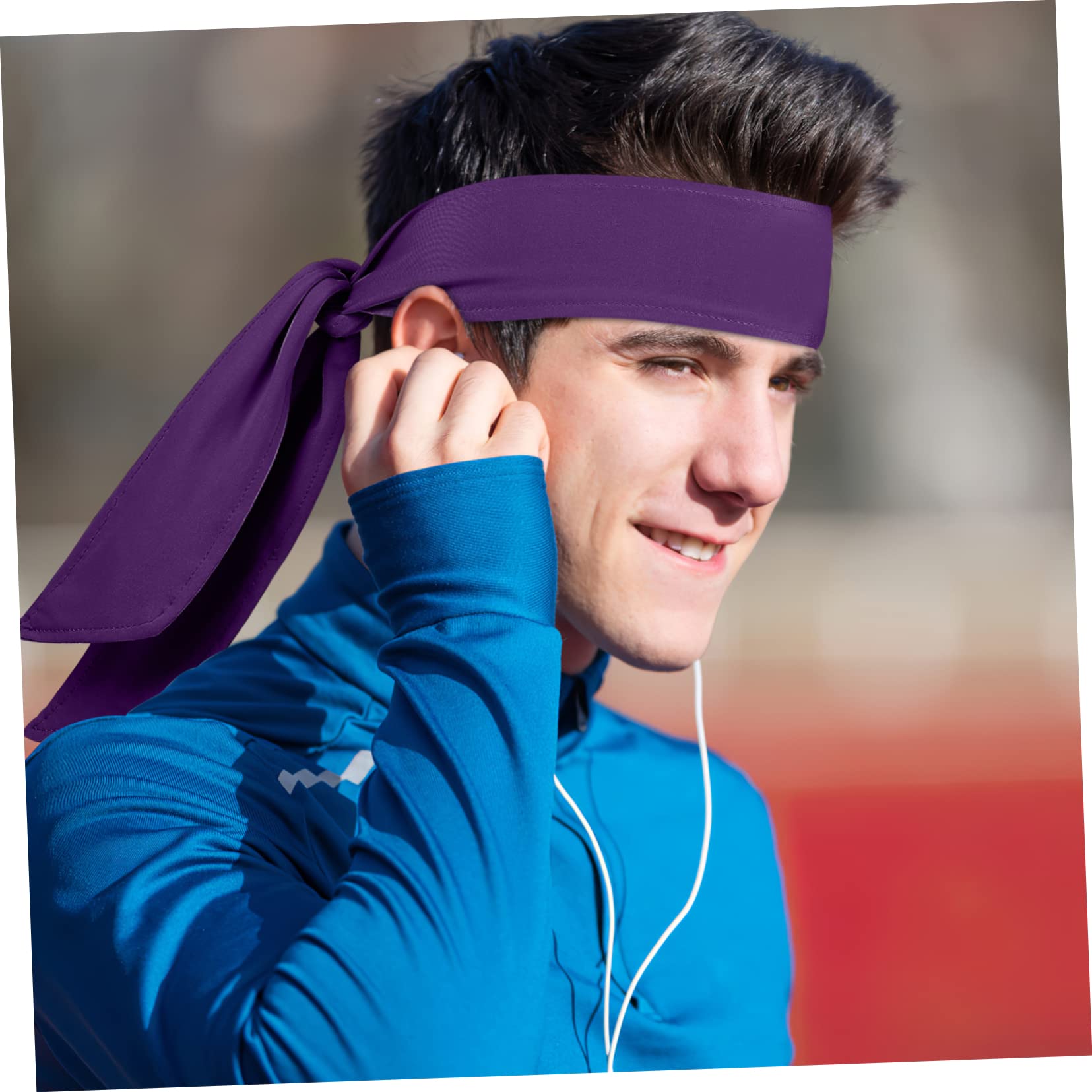 VANZACK 15 Pezzi Fasce per Chioma Sportive Assorbisudore, Leggere e Confortevoli, in Poliestere ed Elastan, per Sport e Allenamento