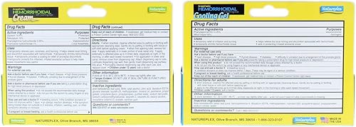 Miniatura 4 de Natureplex Gel y crema de enfriamiento hemorroidal anestésico con aloe calmante 0.9 oz, Blanco