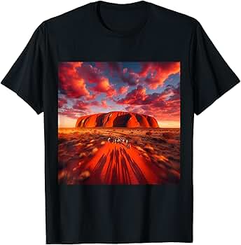 Amazon | エアーズロックウルルオーストラリアのランドマーク T