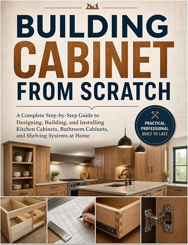 Building Cabinet from Scratch: A Complete Step-by-Step Guide to Designing, Building, and Installing Kitchen Cabinets, Bathroom Cabinets, and Shelving Systems at Home