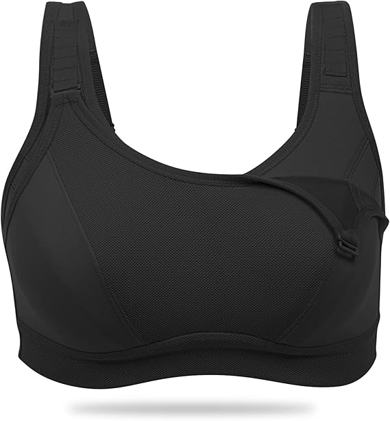 Wingslove Womens Sports Bras High Impact Adjustable Wireless Plus Size
