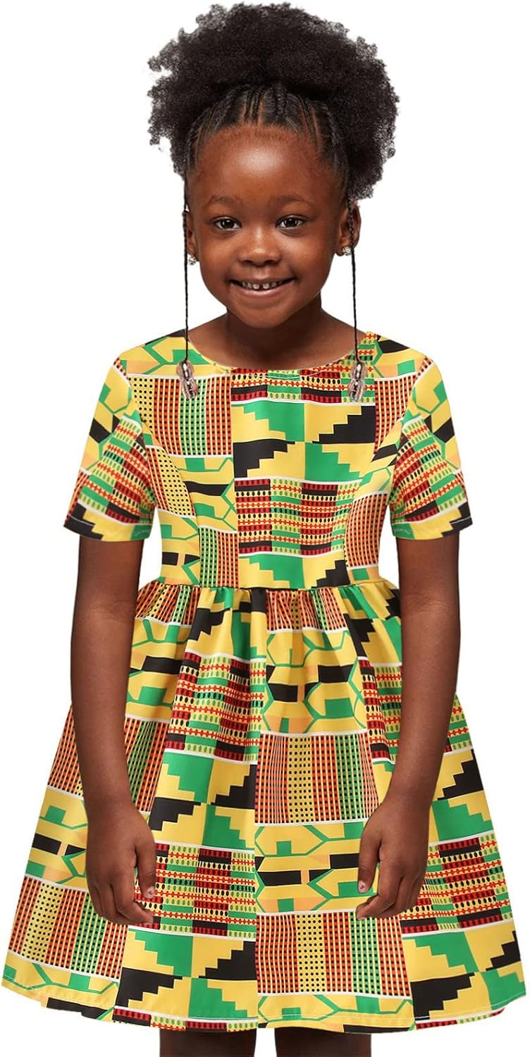 Toddler Baby Girl African Dashiki Dress Summer Short Jamaica Ubuy