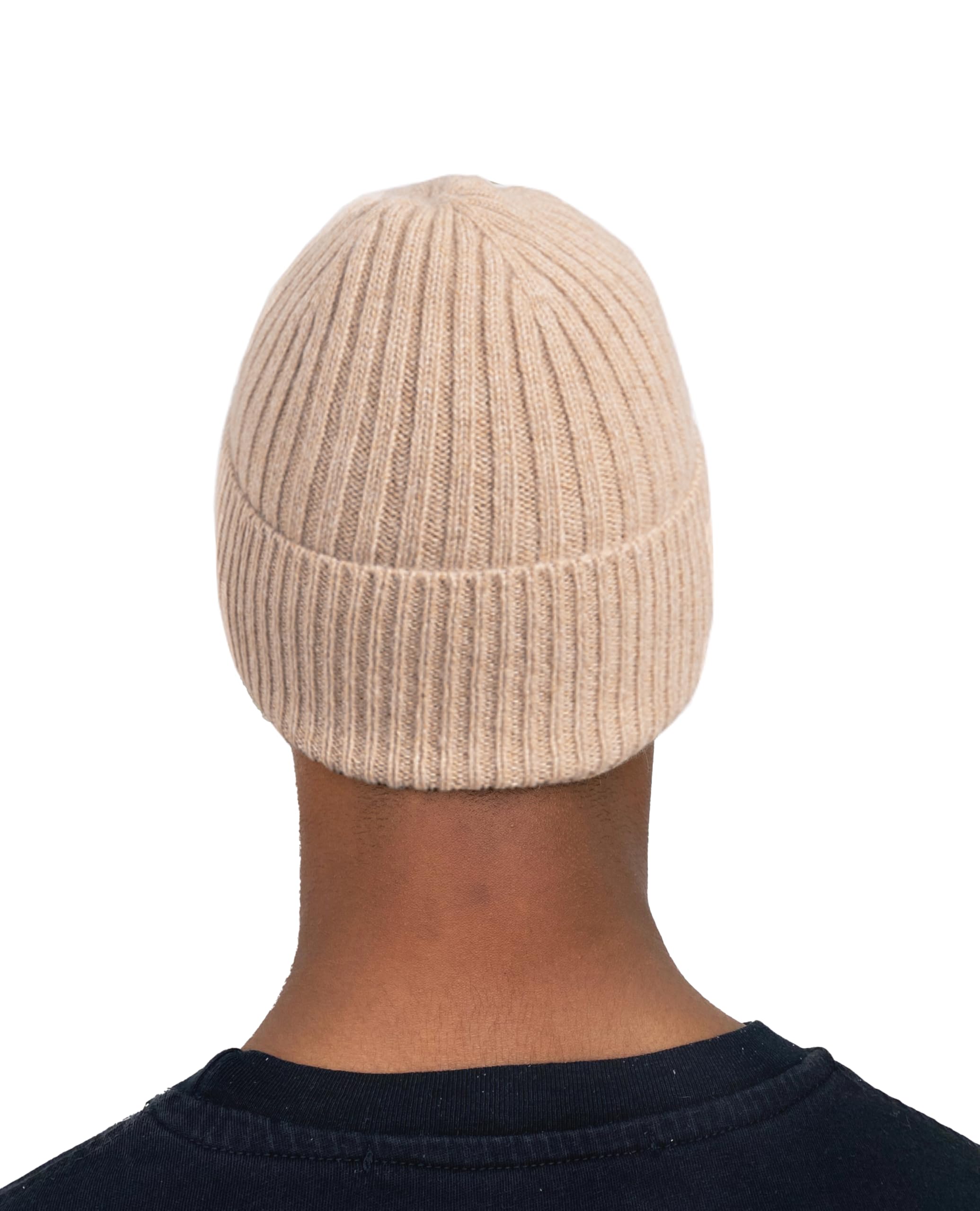 Cappello 100% Cashmere con rasatura a Coste - Prodotto Artigianale - Made in Italy