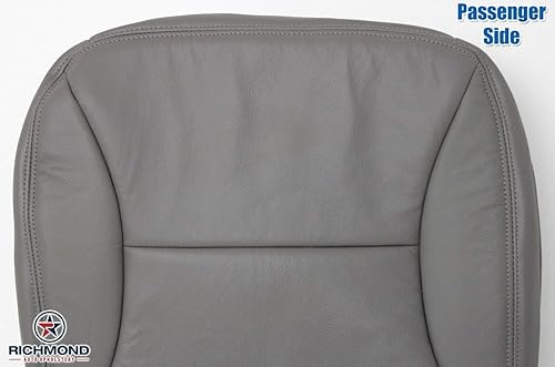 Miniatura 6 de Richmond Auto Upholstery (Compatible con 97 Ford F150 Lariat, funda de asiento de cuero genuino de repuesto para parte inferior del lado del