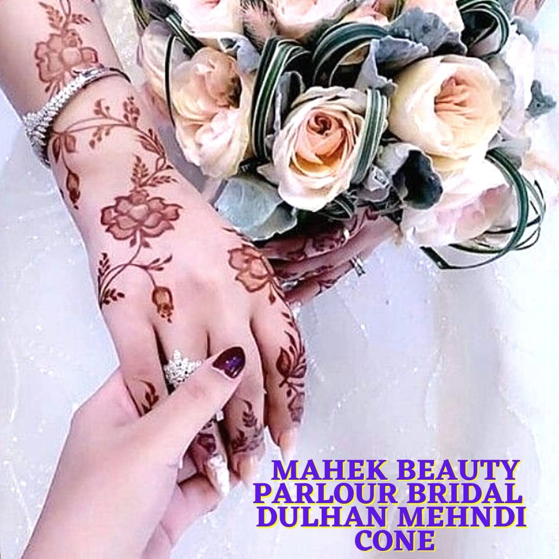 BHAVIKA HEENA Mahek Beauty Parlour Bridal Special Dulhan Mehndi Cone (Pack Of 12 Piece) 1